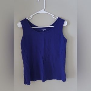 Lands End tank, royal purple, XS, PETITE